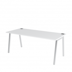Kancelářský stůl s bílou deskou OFYS A (rozměr 80 x 120 cm)