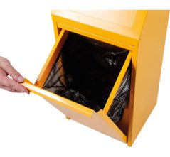 Odpadkový koš s odnímatelným víkem COLORE (více barev)