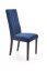 Židle- DIEGO- Černá /Námořnická modř