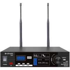 Citronic TU1-N, 1-kanálový bezdrôtový mikrofónny set 823-832/863-865 MHz