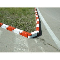 Vodiaci obrubník - červený