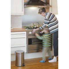 Nášľapný odpadkový kôš 30 lt. - chróm