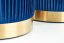 Set of stools MONTY (Blue / Gold)