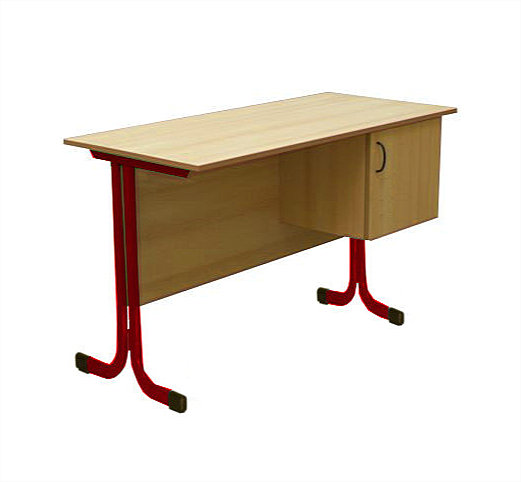 Teachers' desk with a cabinet