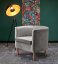 Armchair CLUBBY 2 (Dark gray / Natural)