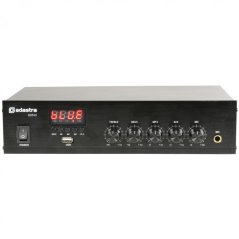 Adastra DM25, digitální 100V mixážní zesilovač, 25W, BT/MP3/FM