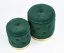 Set of stools POLLY (Dark green)