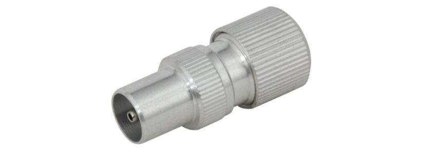 AV:link koaxiální konektor samec, hliník