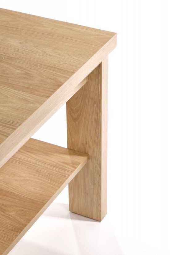 Konferenčný stolík- JENNA- Prírodné hickory drevo/ Nohy: prírodné hickory drevo