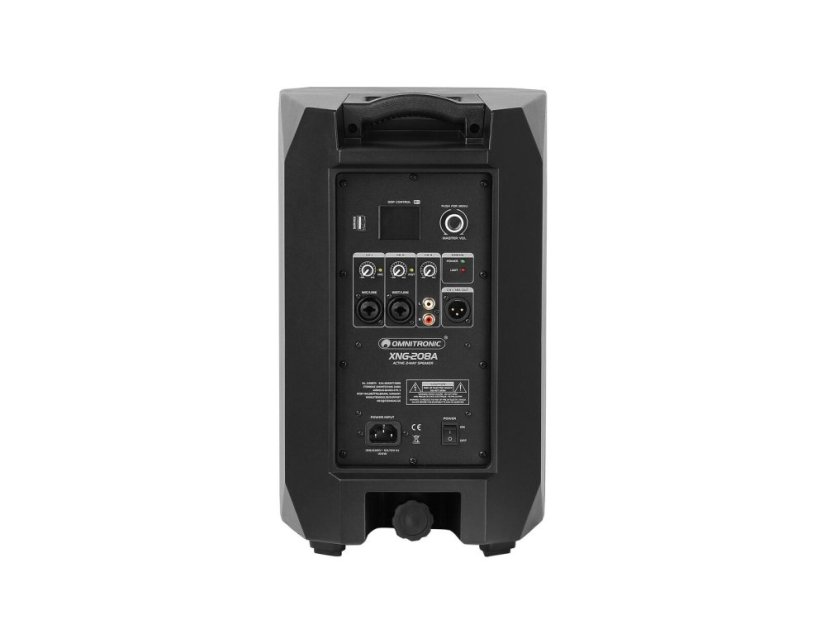 Omnitronic XNG-208A, aktívny 8" reprobox, DSP/BT/TWS, 350W