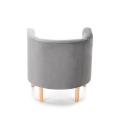 Armchair CLUBBY 2 (Dark gray / Natural)