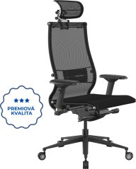 Ergonomická kancelářská židle Samurai L2-9D, černá