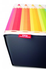 Foam bench - semicircle (coloring pencils)