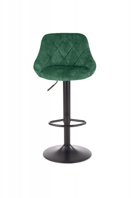 Barová židle- H101- Tmavě zelená