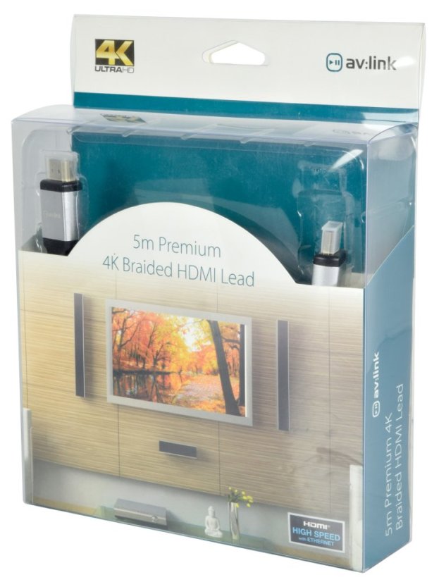 AV:Link Prémiový HDMI kábel s podporou 4K, 5m